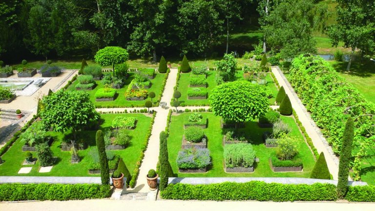 Jardin du château de la Motte